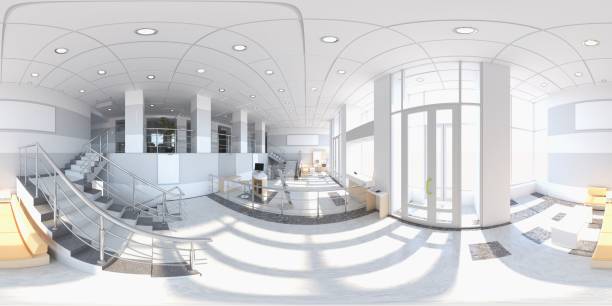 istock spherical panorama of the interior, 3D illustration, cg render 1335210501