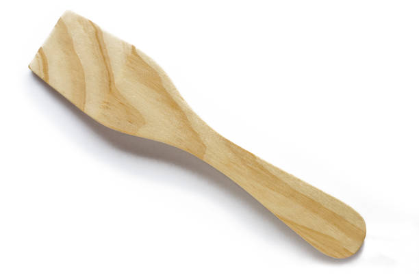 istock Wooden Spatula - Kitchen Utensil Isolated On White Background 1335212665