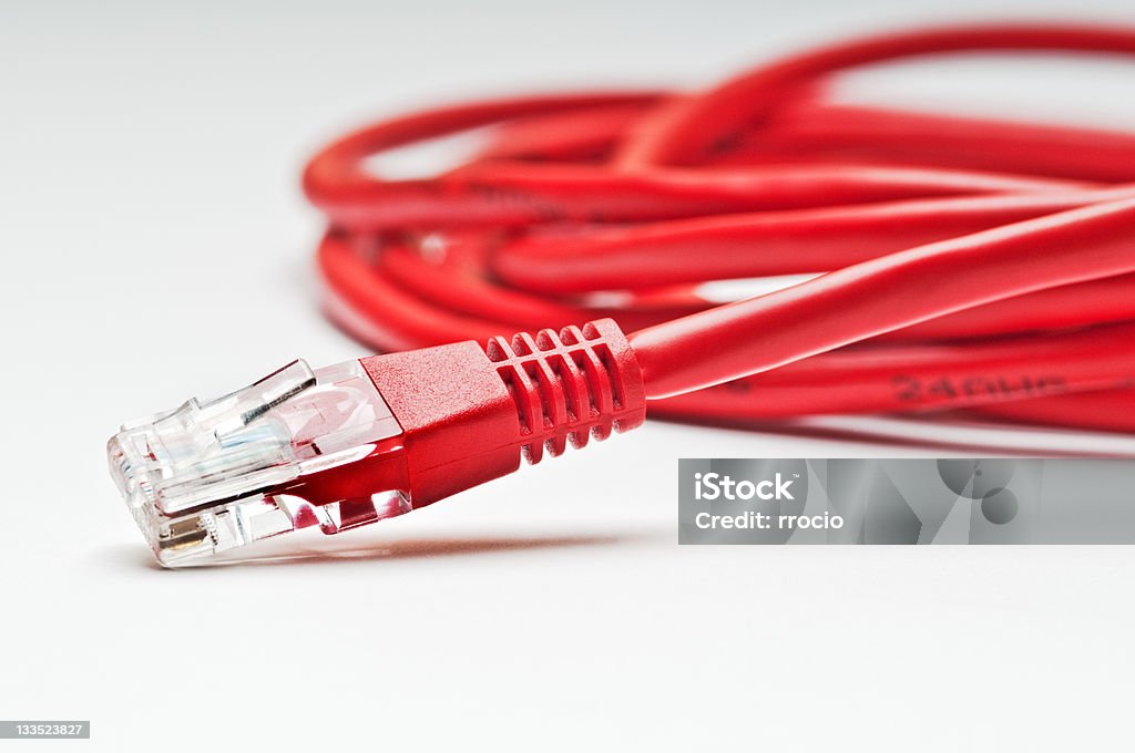 Spina RJ45 - Foto stock royalty-free di Cavo - Componente elettrico