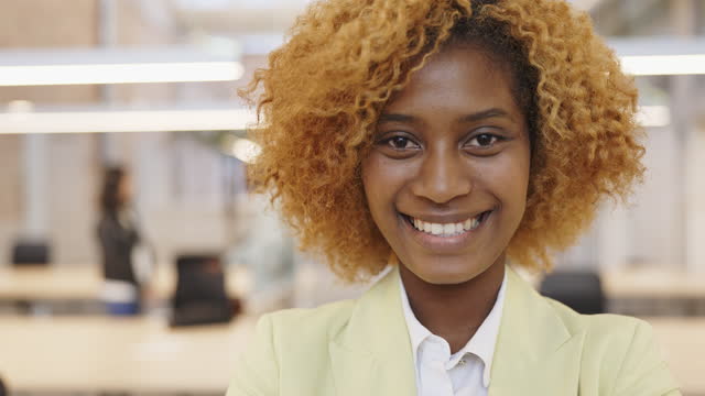 Candid Portrait of Black Female Real Estate Agent