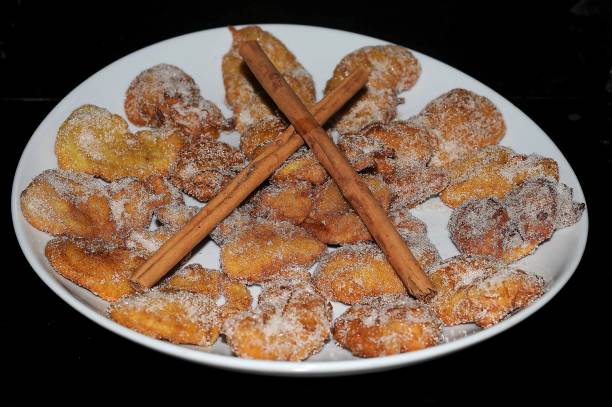 Fritters. stock photo