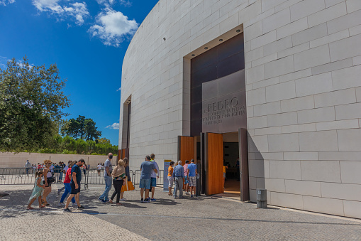 Ourem, Leiria, Portugal - 2020-08-29 - Basilica of the Holy Trinity