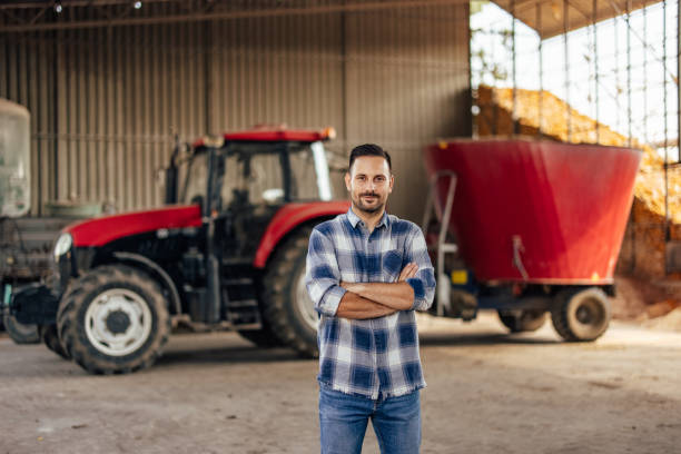 istock Adult man, working hard on the field. 1335261901