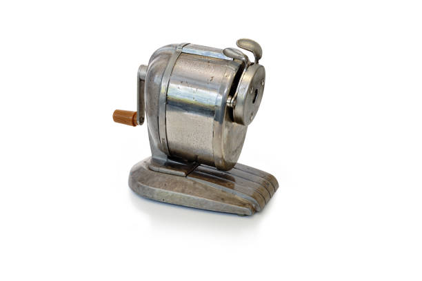 Three Cute Pencil Sharpeners Against White Background
