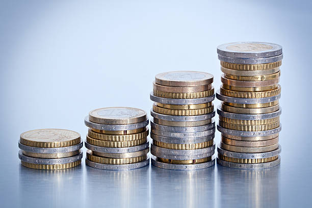 istock Rising stacks of coins 133527732