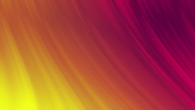 Yellow and pink light streaks animation background