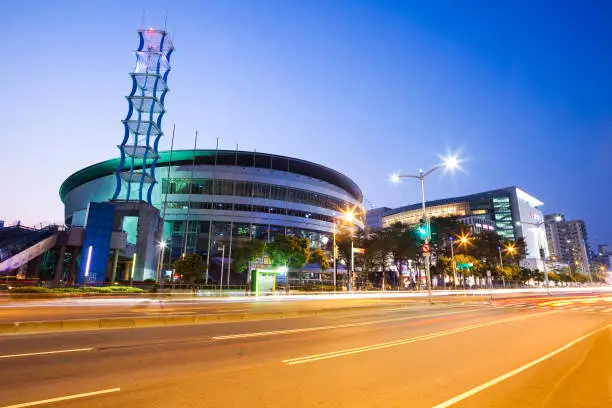 Photo of view of the Kaohsiung Arena in Taiwan