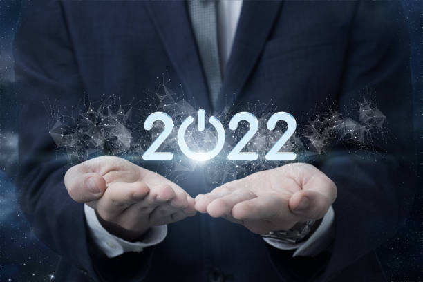 istock Concept of the new year 2022. 1335288904