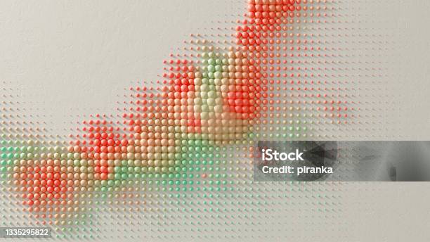 Abstract Background Stock Photo - Download Image Now - Three Dimensional, Abstract, Data
