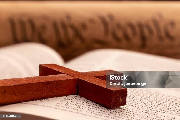 Crucifix On Bible Stock Photo - Download Image Now - Religion, Freedom, Religious Cross