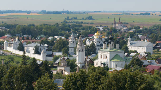 istock Aerial view of Suzdal with Intercession Convent. Suzdal, Russia 1335310708