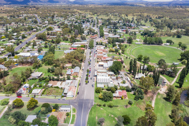 istock Rylstone - Aerial View - NSW Australia 1335313287
