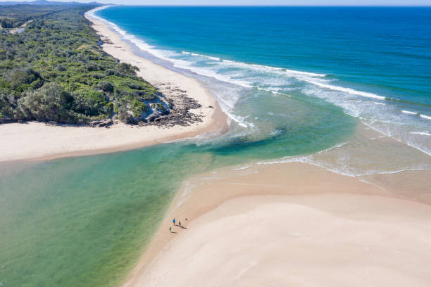 istock Aerial View Lake Cathie Beach - NSW Australia 1335313353