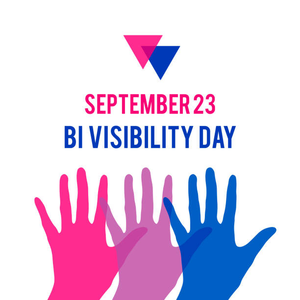 istock Bisexuality Day or Bi Visibility Day typography poster. LGBT community event celebrate on September 23. Vector template for banners, signs, logo design, card 1335317267