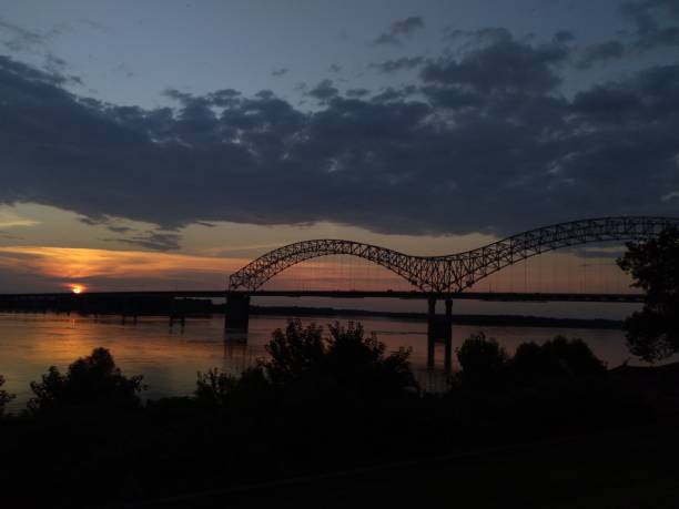 istock Sunset Mississippi River IX 1335322263