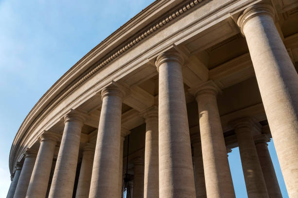 istock Old Marble Columns in Rome, Italy 1335322402