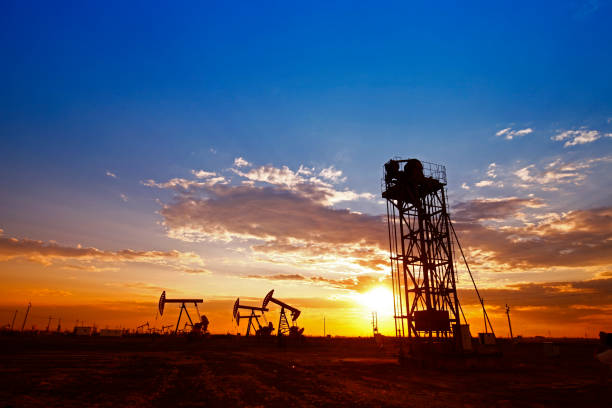 istock The oil pump, industrial equipment 1335329794