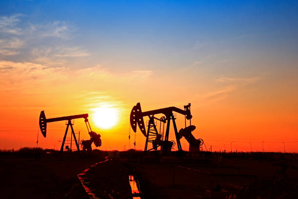 istock The oil pump, industrial equipment 1335330582