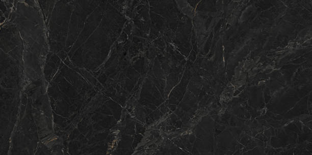 Dark stone for creative interior decoration. Black marble background, wallpaper and counter tops. quarry photos stock pictures, royalty-free photos & images