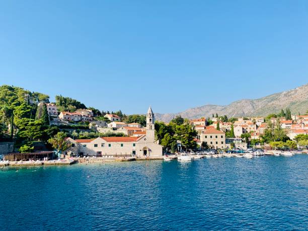 Port Cavtat Croatia Port Cavtat Croatia cavtat photos stock pictures, royalty-free photos & images