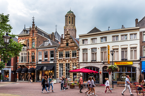 Zwolle, The Netherlands. August 20th, 2021: Zwolle is a city and municipality in the northeastern Netherlands serving as Overjissel's capital.