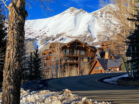 Telluride Ski Resort in Mountain Village, Colorado USA