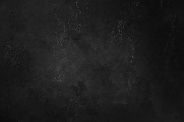istock Old black background. Chalkboard texture. Concrete background. Dark blackboard. 1335393150