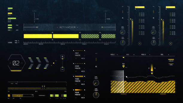 Computer Design Interface Free picture: illustration of a modern dashboard user interface with ...