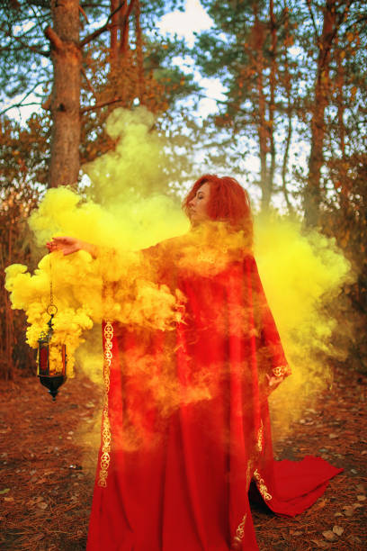 istock Smoke screen in the woods. 1335399543