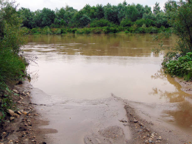 Somes river in Maramures county