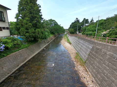 The view of Kameda in Akita