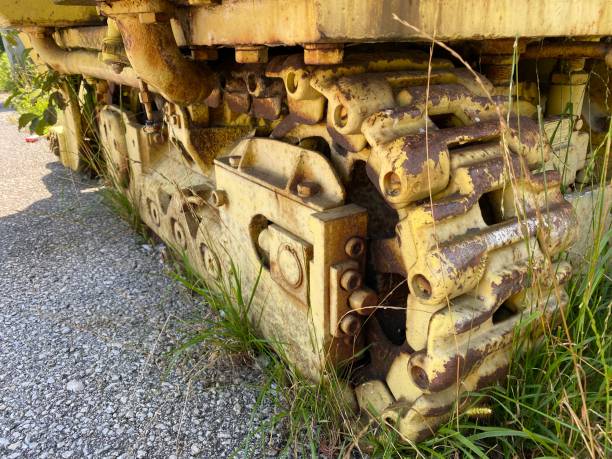 istock Tunnel Mining Mine Vehicles antique Lore Freight Lore Mine Railway Conveyor Wagons Trough Wagons Rust Disused 1335401087