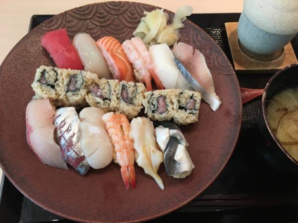 istock Sushi which is made of red vinegar 1335401246