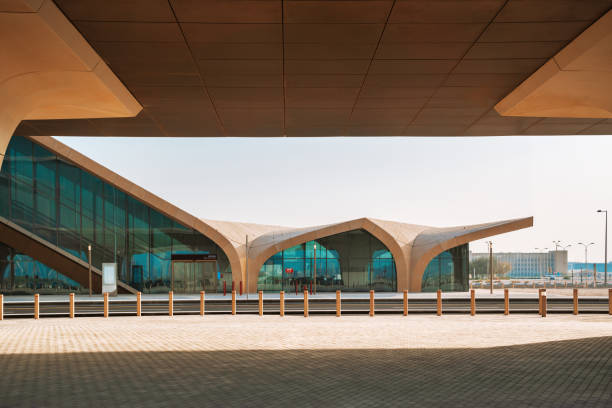 istock Metro Train Station in Doha, Quatar 1335402284