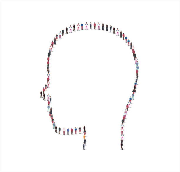 istock A people symbol made from a large group of people. 1335405121