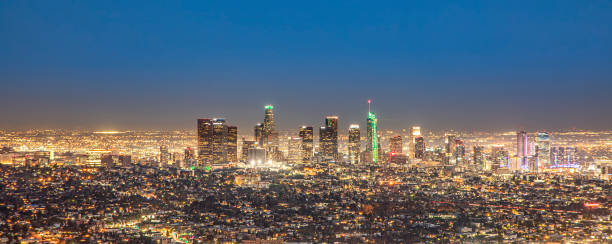 istock scenic view to Los Angeles by night 1335408727