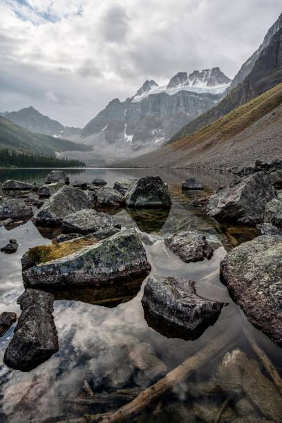 istock Looking at Bident Mountain across Consolation Lakes in Alberta, Canada 1335411550