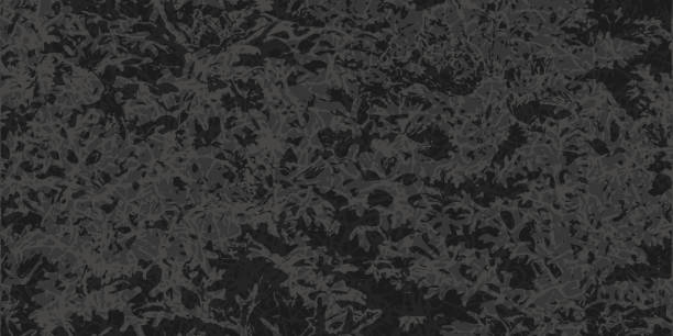 istock Brutal textured background with scuffs and creases in gray and black tones. An abstract template. Vector illustration. 1335414665