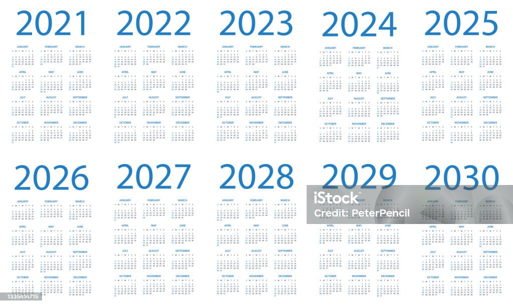 Calendar 2021 2022 2023 2024 2025 206 2027 2028 2029 2030 Symple Calendar 2021 2022 2023 2024 2025 206 2027 2028 2029 2030 Symple