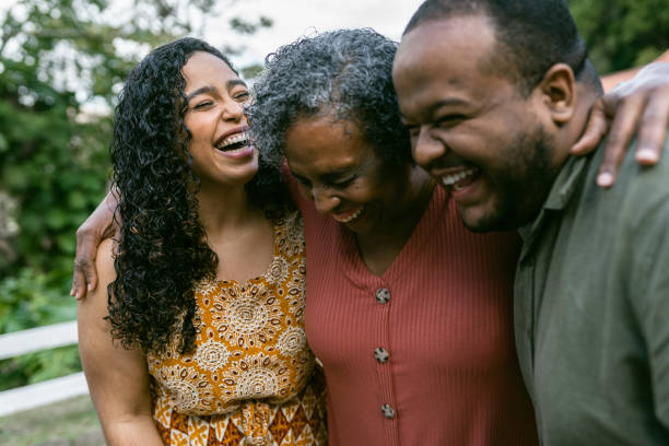 istock Mother and children together smiling 1335420354
