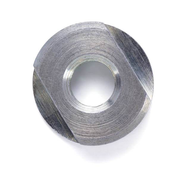 istock Old metal nut screw tool isolated at white background 1335420497