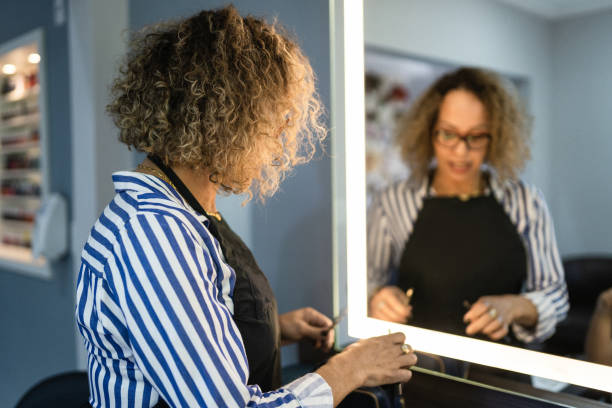 istock Trans woman in the mirror 1335420668