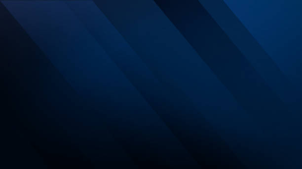 ilustrações de stock, clip art, desenhos animados e ícones de dark blue dynamic gradient lines abstract background. technology design. - diagonal