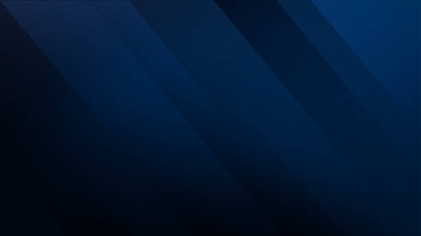 темно-синие динамические градиентные линии абстрактного фона. технология проектирования. - синий stock illustrations