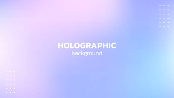 holographic background. hologram gradient in pastel colors. - leylak stock illustrations