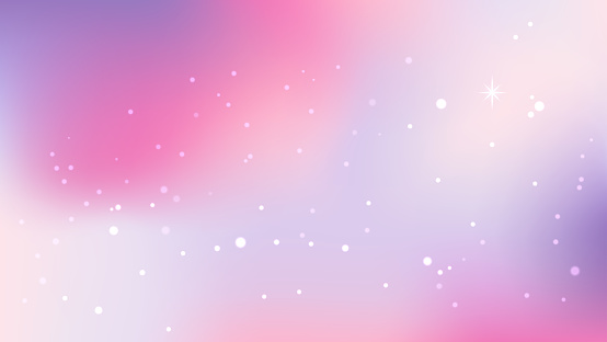 Multicolor gradient galaxy background. Abstract fantasy constellation.