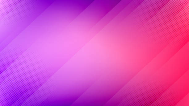 Gradient diagonal lines background. Abstract geometric design. Dynamic gradient lines background. Technology design. Modern stripped background with shadow lines. purple stock illustrations