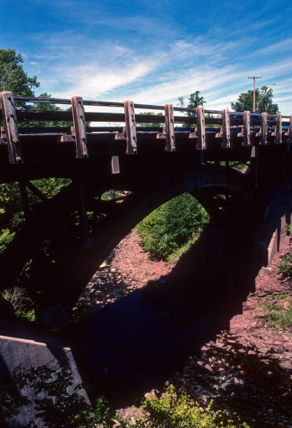 istock Keweenaw Peninsula Michigan - Eagle River Bridge - 2005 1335430830