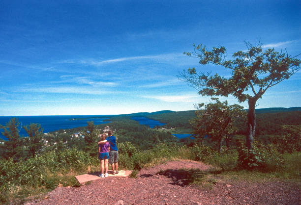 istock Keweenaw Peninsula Michigan - Eagle Harbor Overlook - 2005 1335431418