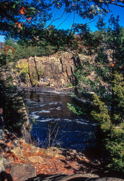 istock Saint Croix National Scenic River  - River & Rocky Cliff - 2007 1335431629